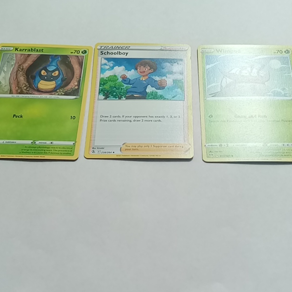 Pokemon cards green